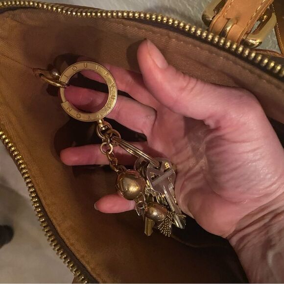 Louis Vuitton Gold Porte Cles Swing Tassel Bag Charm - Picture 6 of 14